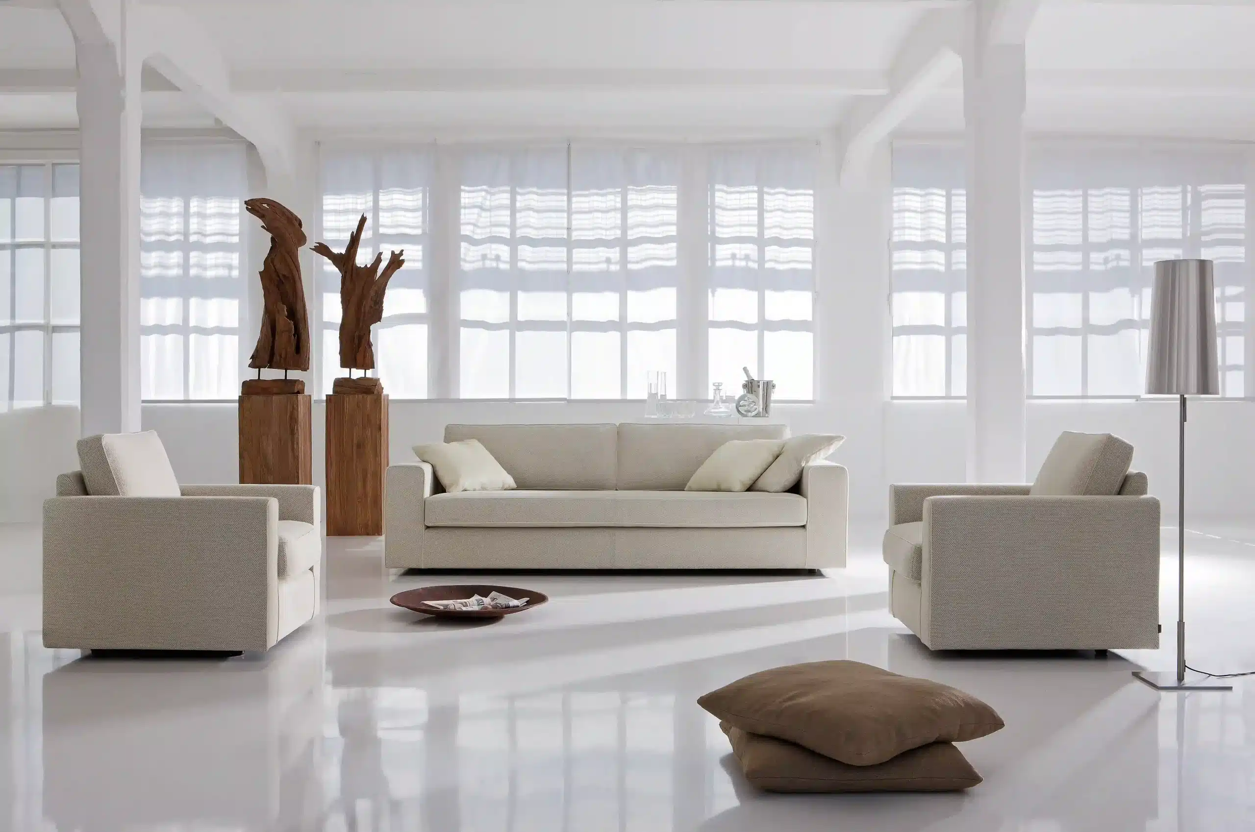IP Design Sofa in weiss