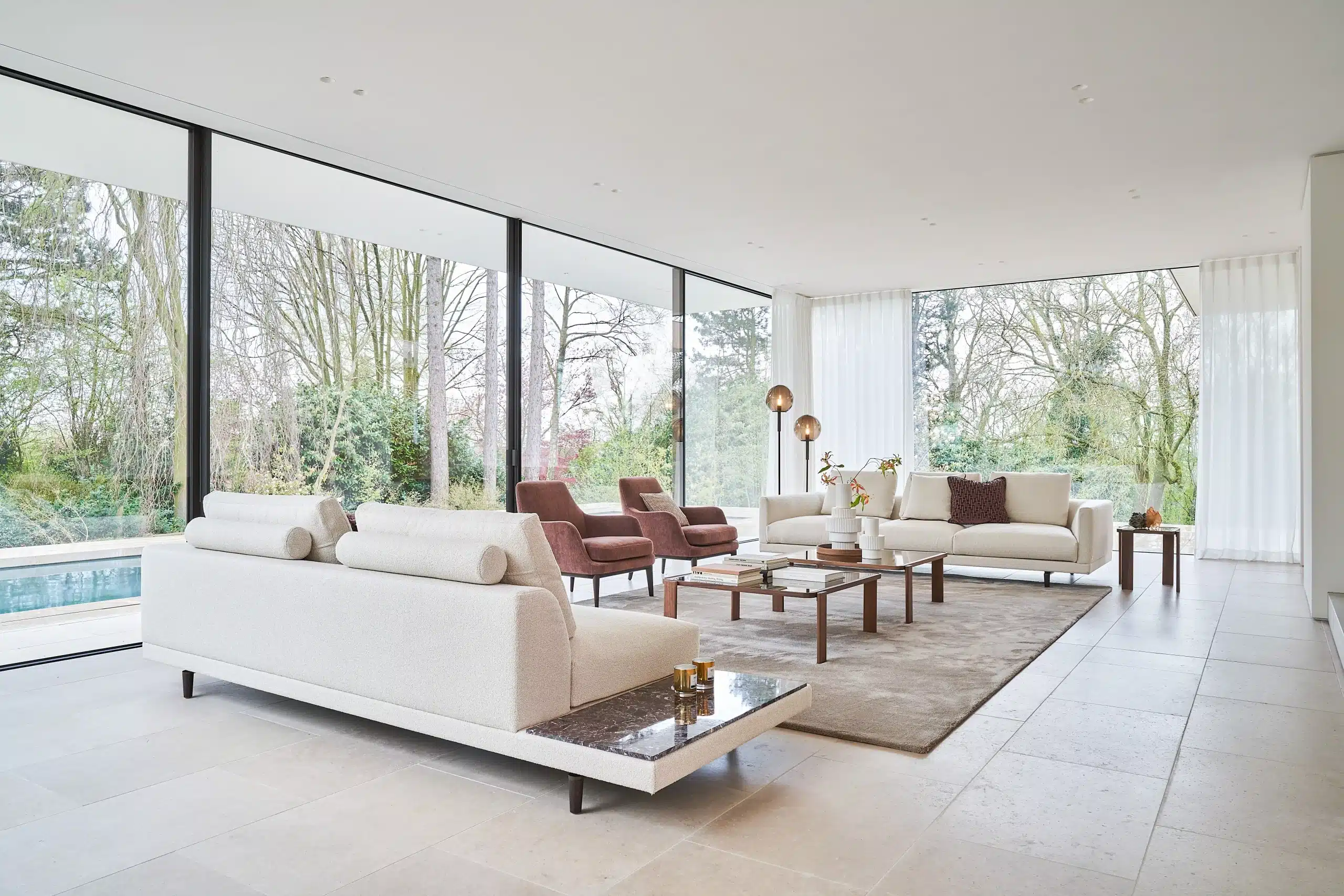 Long Island BW Sofa