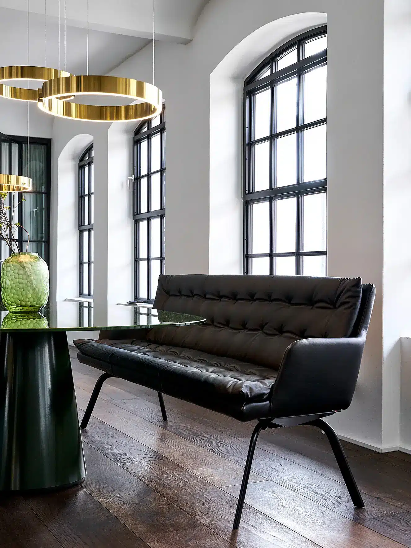 Soulmate Dining IP Design Sitzbank in Leder